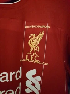 LIVERPOOL HOME SHIRT CHAMPIONS 2019/20,SMALL,BNWT,NEW BALANCE, - Picture 1 of 5