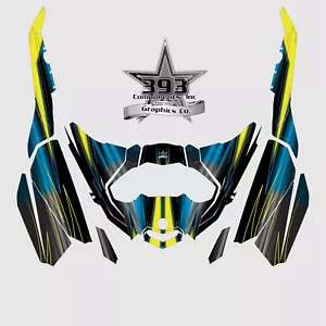 Calcomanía Can-Am Maverick X3 DS RS Envoltura Gráfica Pegatina Insertos inferiores R Crawler Azul - Imagen 1 de 6