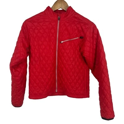 Chaqueta acolchada roja acolchada para esquí/nieve OBERMEYER para mujer totalmente forrada talla 8 Foto 1 de 4
