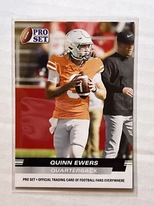 2022 Pro Set Draft    #PS-03 Quinn Ewers Texas Longhorns Football Card Q5 - Picture 1 of 2