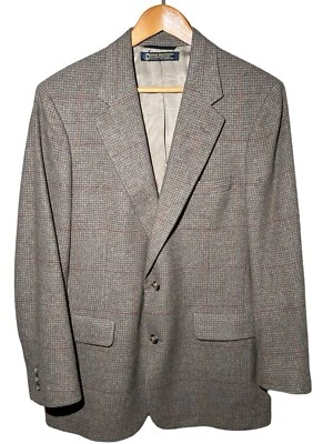 VTG 80s Brooks Brothers Sports Coat Blazer Men’s Sz 40 R Union Made Camel Hair - Image 1 of 4