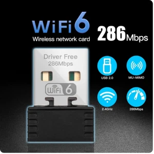 Clé Wifi 6 USB Adaptateur Bluetooth Sans Fil Wireless Dongle PC Mac Notebook - Imagen 1 de 10