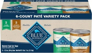 Blue Buffalo Homestyle Recipe Adult Wet Dog Food, Lamb & Turkey Variety... - Picture 1 of 10