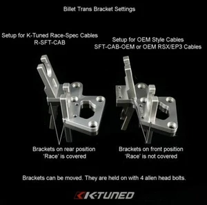 K-Tuned Shifter Cable Transmission Bracket for RSX K20A K20A2 EP3 Civic Si K20A3 - Picture 1 of 5