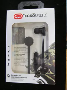 NUOVO ECKO UNLTD STOMP CABLATA NERA SPINA 3,5 MM DRIVER 10 MM ALLUMINIO SPEDIZIONE GRATUITA - Foto 1 di 2