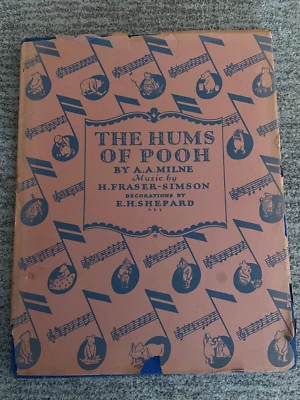 The Hums of Winnie the Pooh Songbook A A Milne H Fraser-Simson RARE 1953 HC DJ - Image 1 of 4