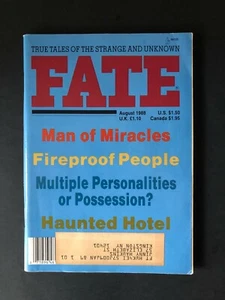 Fate Magazine August 1988  Man Of Miracles - Bild 1 von 2
