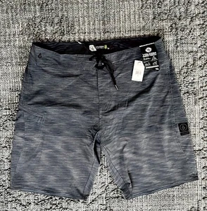 NWT Volcom Mod Tech Lido Heather Gray Mod 20” Board Shorts Swim Shorts Sz 36 - Picture 1 of 3
