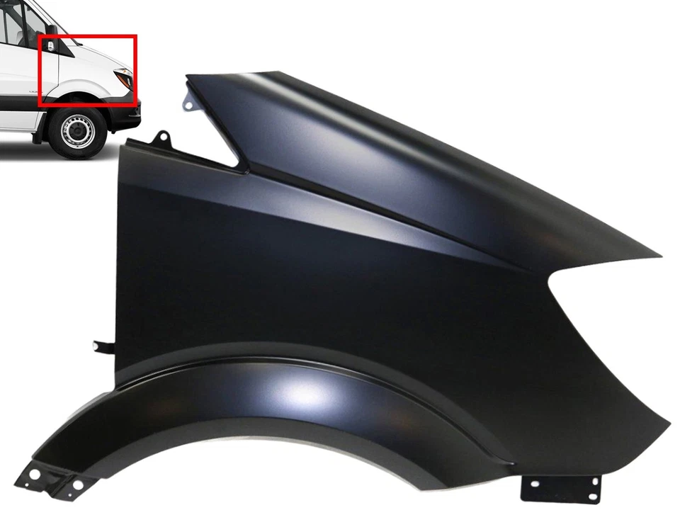 Fits 2014-2018 Mercedes Benz Sprinter 2500 3500 Right Side Fender Panel RH Foto 1 de 4