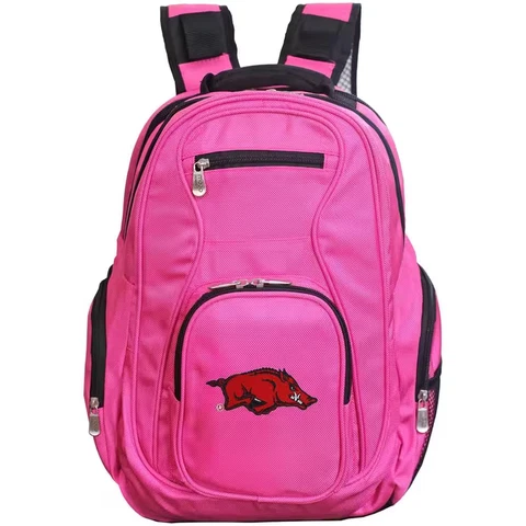 NCAA Arkansas Razorbacks 19 In. Pink Laptop Backpack Cover
