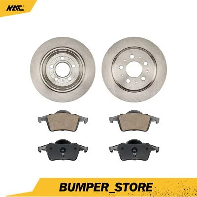 Rear Disc Brake Rotors & Pads For Volvo S60 S80 V70 XC70 2001-2009 - Изображение 1 из 4
