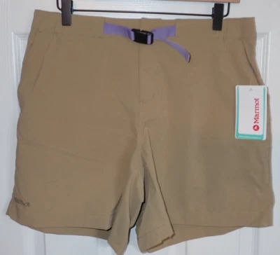 NEW Marmot Women's 12 / XL Kodachrome 7'' Nylon Hiking Shorts Shetland Brown - Image 1 of 4