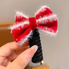 Fashion Bow Flowers Telephone Wire Hair Ties Women Girls Ponytails Hair Bands