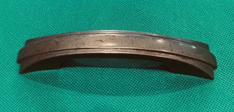 4” Centers Brass & Steel Antique Hardware Art Deco Drawer Pull Cabinet Handle Cover