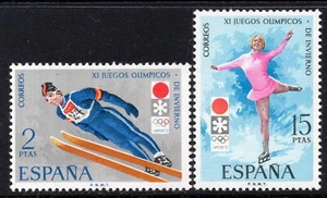226 - Spain 1972 - Winter Olympic Games - Sapporo - Japan - MNH Set - Picture 1 of 2