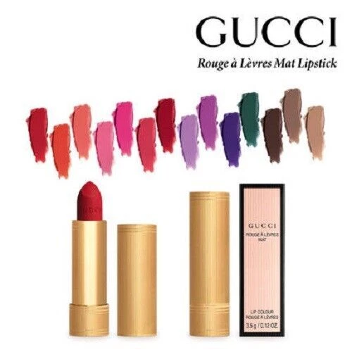 Gucci Rouge A Levres Mat Lip Colour  3.5g/0.12oz New with Box Pick Your Color - Image 1 of 1
