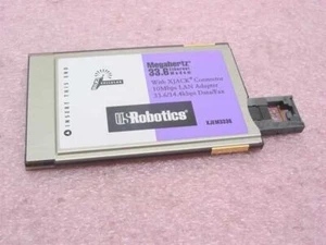 US Robotics XJEM3336 33.6K Megahertz PCMCIA Modem/Ethernet - Picture 1 of 4