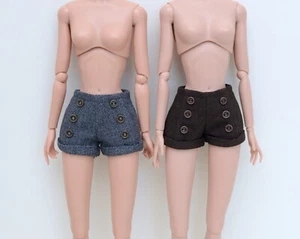 2 doll shorts Poppy Parker Tulabelle True Momoko Barbie MTM Misaki Azone 1/6 - Picture 1 of 3