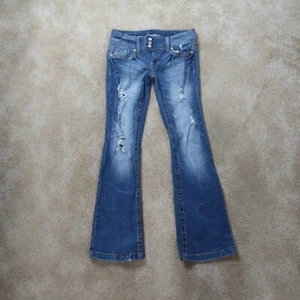 Amethyst Flare Leg Jeans Women's 11 Blue Stretch Denim - Picture 1 of 11