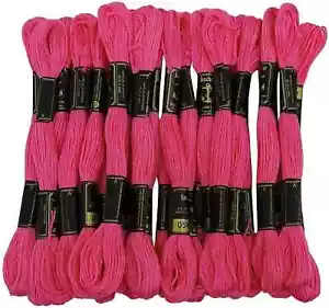 Anchor Threads Hand Embroidery Thread Strand Cross Stitch Skeins Floss Pink - Picture 1 of 10