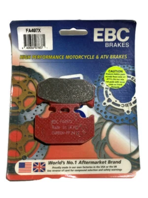 Pastillas de freno nuevas EBC para Yamaha Rhino 450 660 700 FA497X Foto 1 de 2