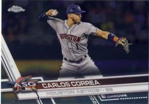 (7) Topps 2017 actualización cromada Carlos Correa lote de estrellas #hmt39 Astros - Imagen 1 de 1