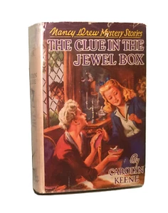 Nancy Drew 20 The Clue In The Jewel Box With Dust Jacket 1943 - Foto 1 di 12