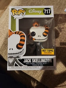 FUNKO POP NIGHTMARE BEFORE CHRISTMAS - #717 - JACK SKELLINGTON HOT TOPIC EXCL. - Picture 1 of 6