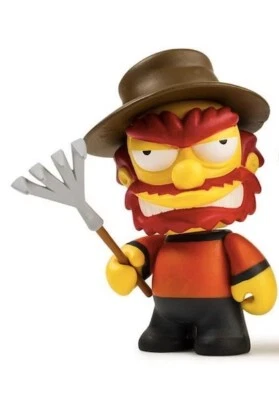 KIDROBOT x THE SIMPSONS - TREEHOUSE OF HORROR - WILLIE NIGHTMARE  --- NUOVO ---- - Immagine 1 di 4