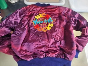 Vintage 1980 Damen SMALL Nicks Nickelodeon Video To Go Rocks Bomberjacke - Bild 1 von 8
