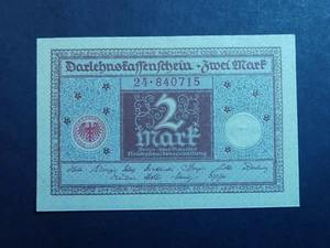 GERMAN DARLEHNKASSENSCHEIN, 2 Mark, 1.3.1920, p60 - Picture 1 of 2