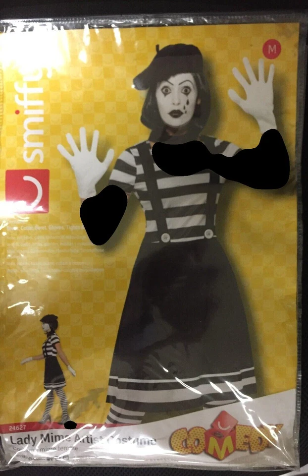 Disfraz de artista Smiffys para mujer dama mimo (MEDIANO) Foto 1 de 1