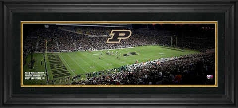 Purdue Boilermakers Framed 10x30 Ross-Ade Stadium Panoramic Photo Cover