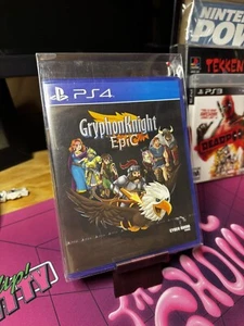 PS4 - GRYPHON KNIGHT EPIC STRICTLY LIMITED - NEW SEALED WITH RARE POST CARD - Picture 1 of 4