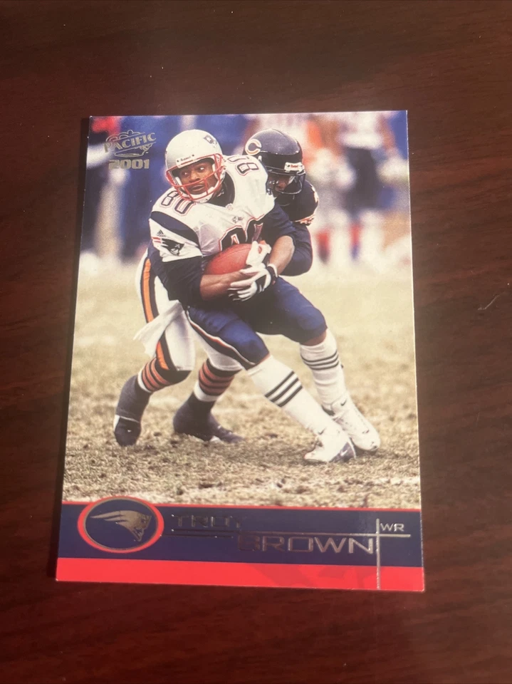 2001 Pacific Troy Brown #249 New England Patriots Marshall University - Image 1 of 1