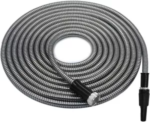 75FT Metal Hose Stainless Steel Water Super Tough Flexible Water Pipe - Picture 1 of 7