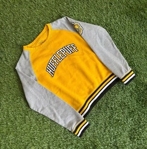 Universal Studios Harry Potter Kids Unisex Hufflepuff Sweatshirt Large - Picture 1 of 6
