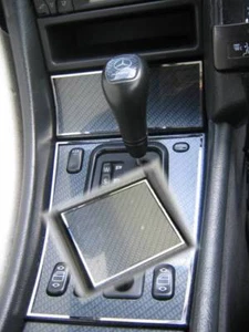D Chrom Rahmen für Schaltung Ascher Ablage/Mercedes W208 CLK - Edelstahl poliert - Picture 1 of 3