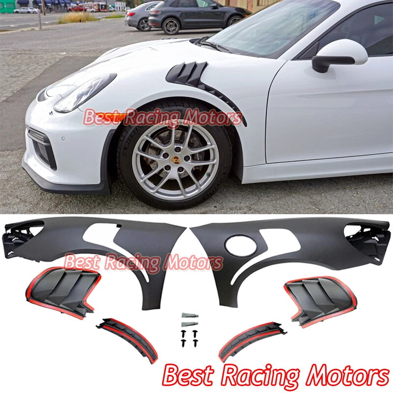 Guardabarros delanteros + ventilaciones estilo RS 2013-2016 para Porsche 981 Boxster Cayman GT2 RS Foto 1 de 1