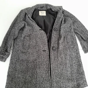 Milo Coats 20 Grey Womens Coat Overcoat Wool Blend Patterned - Picture 1 of 12