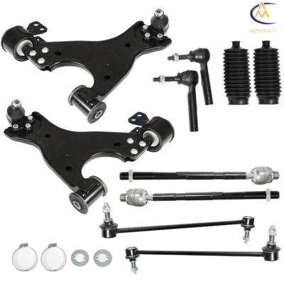 Kit de suspensión para 07-16 GMC Acadia 12 piezas brazos de control rótulas extremos de varilla de amarre Foto 1 de 4