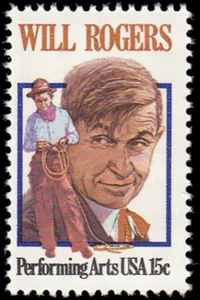US Briefmarke #1801 - 1979 15¢ Will Rogers, Performing Arts, EzGrade™ G/VG, MNH, OG - Bild 1 von 3
