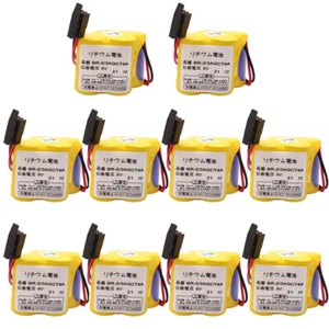 10x bateria BR-2/3AGCT4A BR2/3AG BR2/3AGC T4A 6V do FANUC A98L-0031-0025 - Zdjęcie 1 z 5