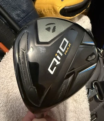 Left Hand Taylormade Qi10 Max 16.0 Fairway Wood head only Nice Condition! - Image 1 of 3
