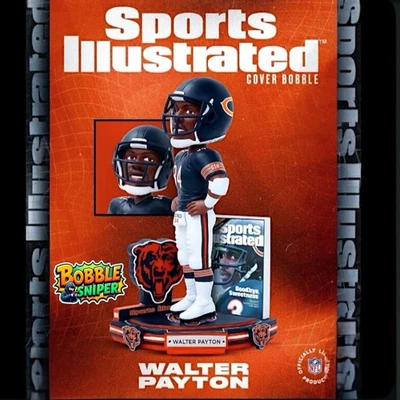 Bobblehead Walter Payton Chicago Bears Goodbye Sweetness Sports Illustrated NFL Foto 1 de 4
