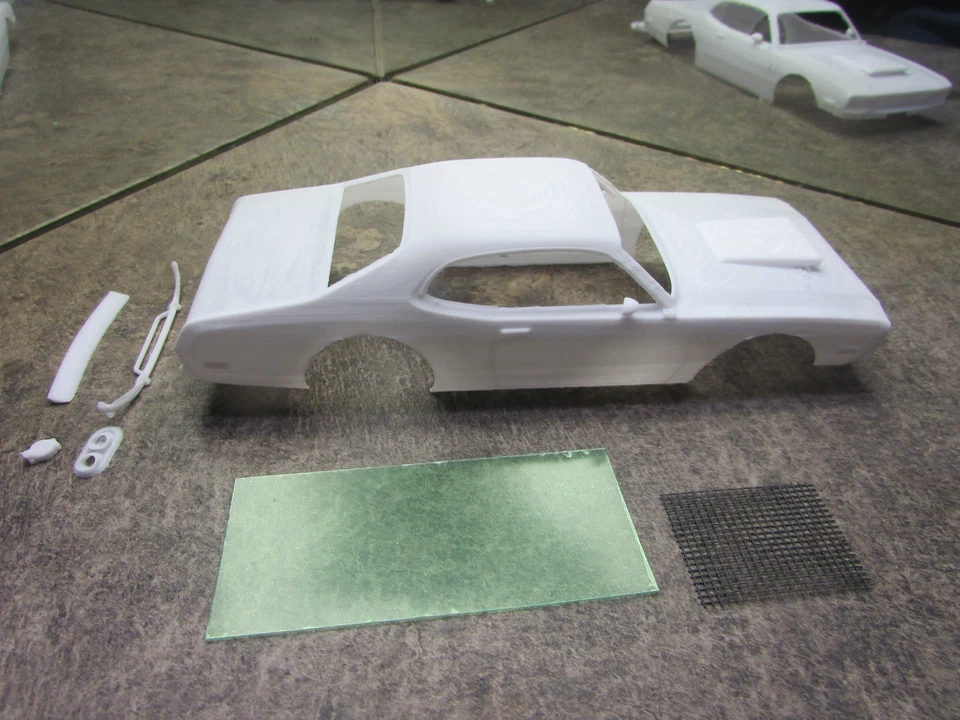 NEW 1/24 3D PRINTED '71 DODGE DEMON SLOT CAR BODY. FREE SHIPPING. - Image 1 of 1