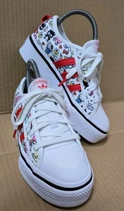 ADIDAS NIZZA PLATEAU SNEAKER GRÖßE UK 3 WEISS HELLO KITTY EDITION SELTEN VERPACKT - Bild 1 von 11