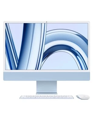 Apple iMac 24" (256GB SSD, M3, 4.0GHz, 8GB, 8-Core GPU) Silver MQRC3LL/A - Image 1 of 4