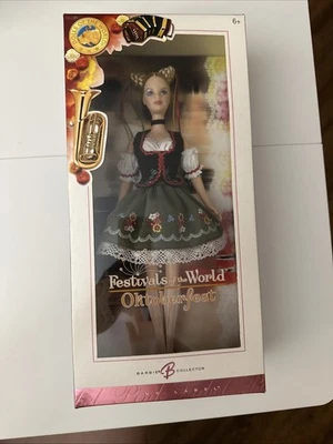Barbie Oktoberfest Festivales del Mundo 2006 Mattel Muñeca Coleccionista J0929 NRFB Foto 1 de 3