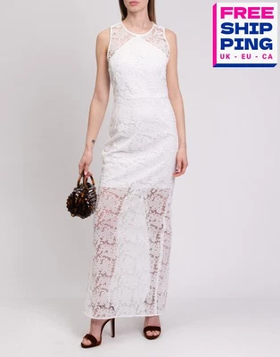 RRP €650 DIANE VON FURSTENBERG Tulle Maxi Overlay Dress US4 / S Embroidered - Image 1 of 4